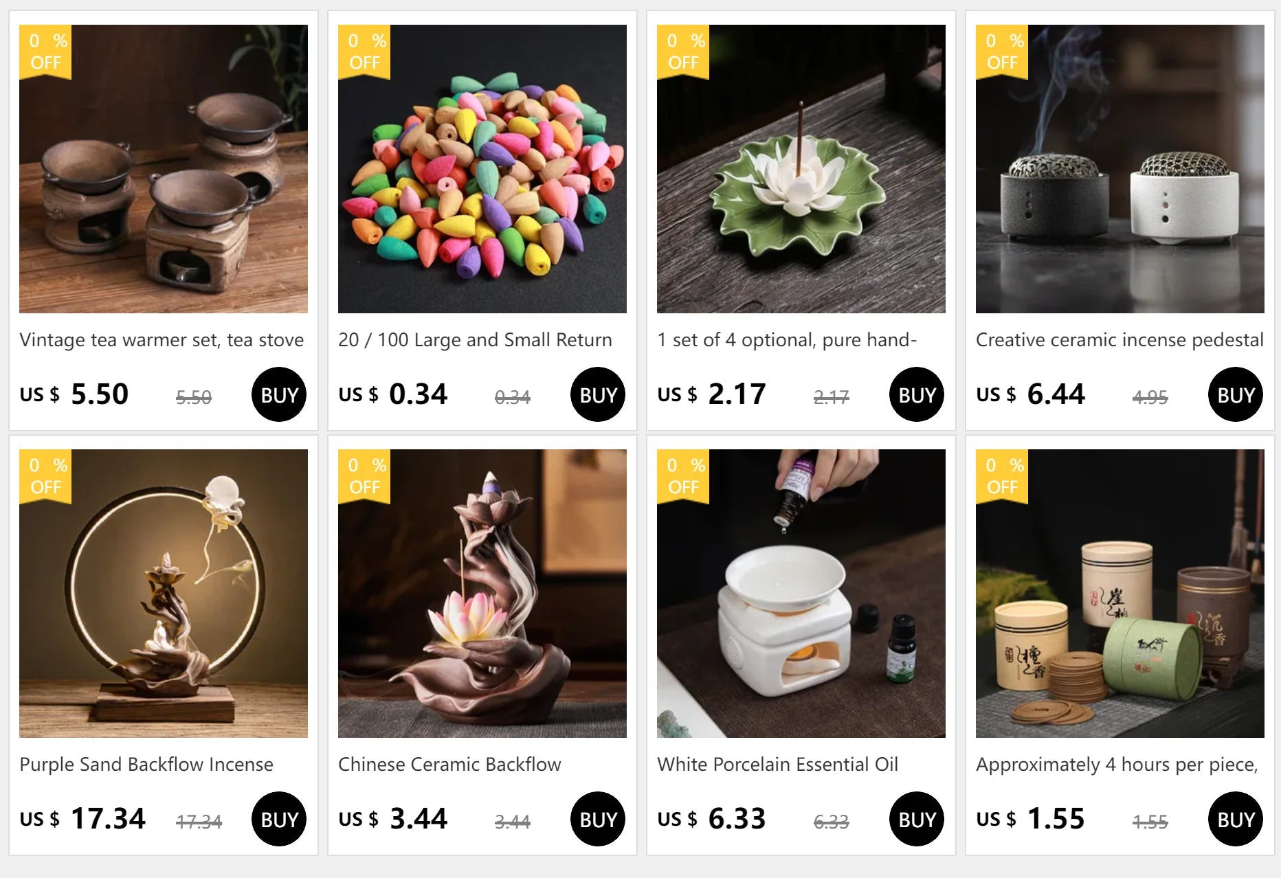 Zestaw do podgrzewania herbaty w stylu vintage - piecyk i czajnik