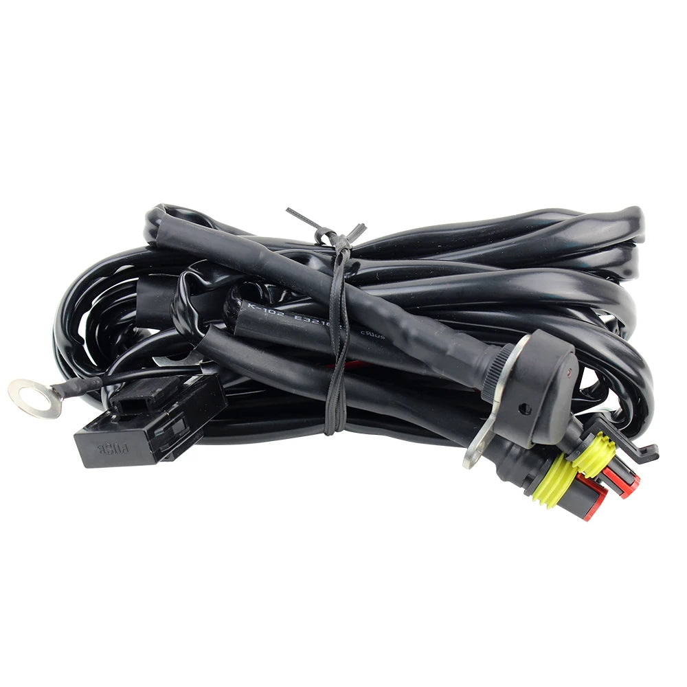 Wysokowydajne pomocnicze lampy przeciwmgielne led do motocykli bmw r1200gs, f800gs, k1600 i uniwersalnych | 40w 6000k