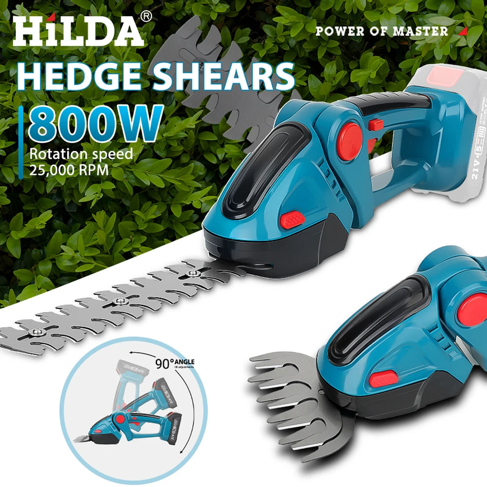 Nożyce i sekator akumulatorowy hilda 2 w 1 do baterii makita 18v