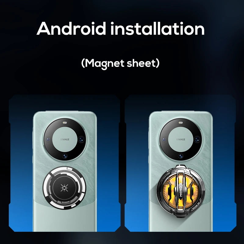 Chłodnica do telefonu memo cx08 pro szybkie chłodzenie magnetyczne/na klips