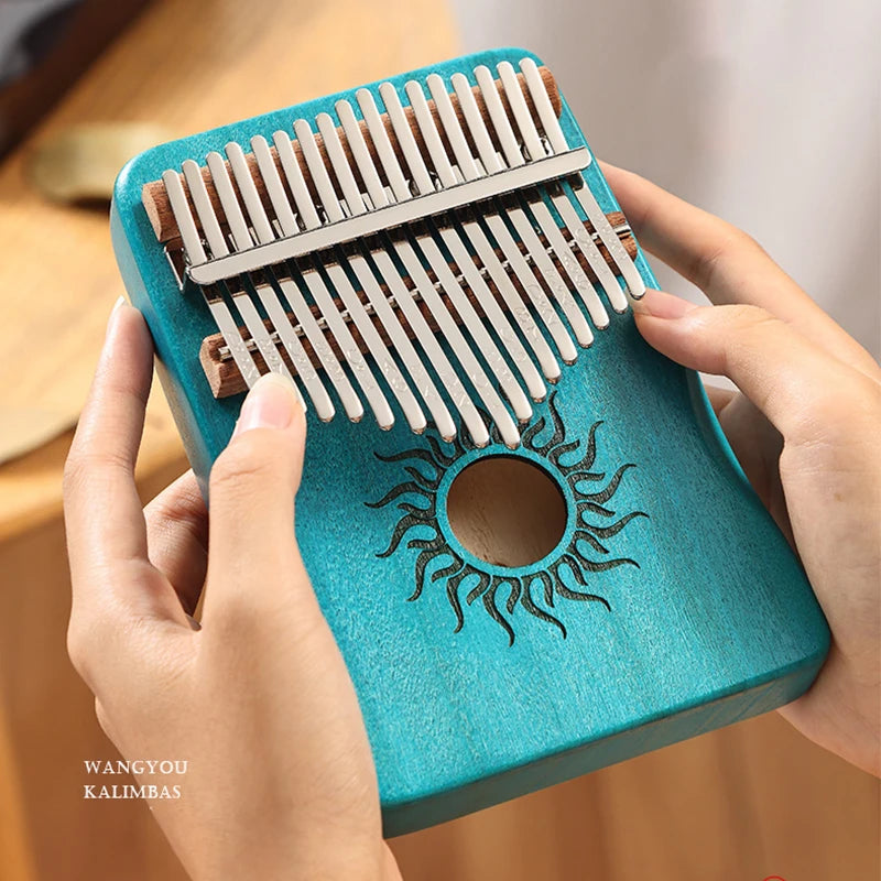 Hluru 17 21 klawiszy kalimba pianino palcowe – instrument muzyczny dla początkujących