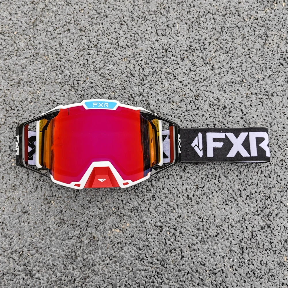 Fxr gogle motocrossowe hd soczewka przeciwmgielna mx mtb okulary na motocykl terenowy
