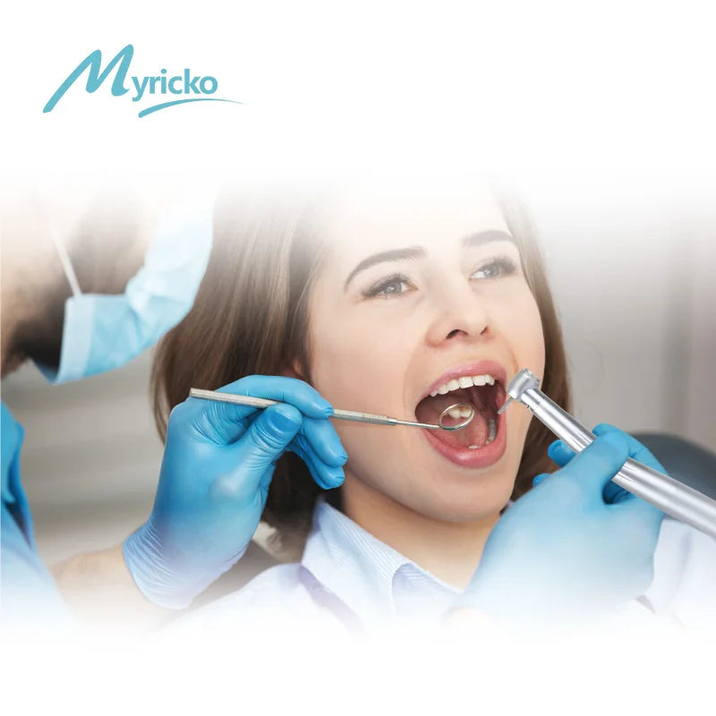 Myricko dentalna kątnica wysokoobrotowa led — prosta
