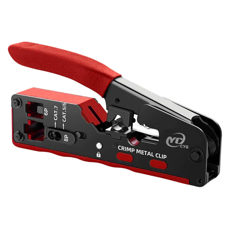 Vabena zaciskarka przepustowa rj45 rj12 rj11 i zestaw do ściągania izolacji | zaciskarka kabli ethernet cat5e-cat7
