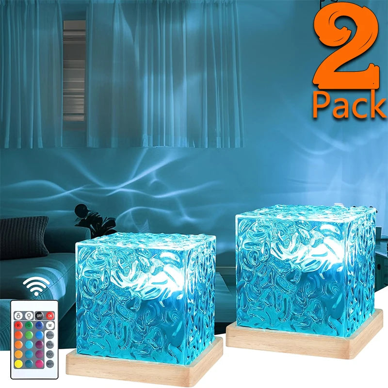 Projektor światła fala oceanu - lampa aurora z 16 kolorami