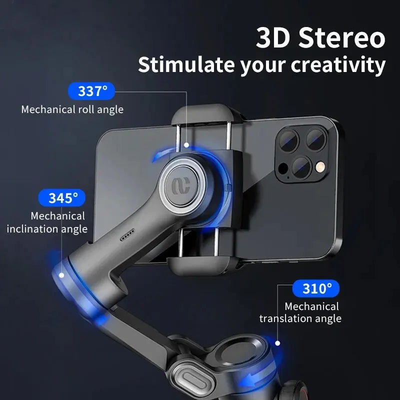 Aochuan smartxe 3-osiowy stabilizator gimbalowy do smartfonów