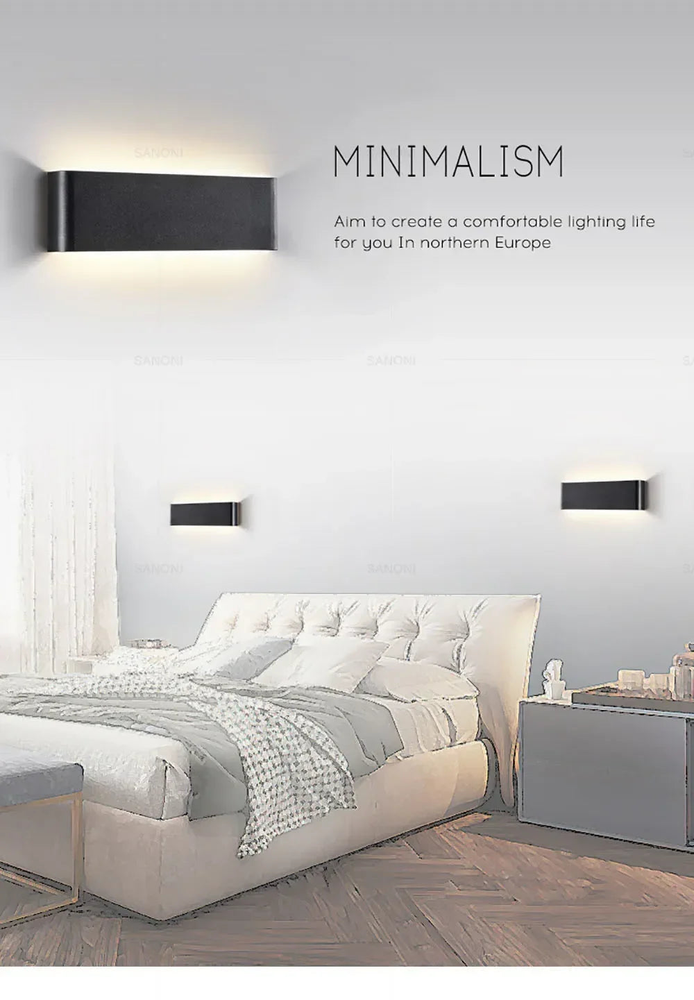 Nowoczesne lampy ścienne led – kinkiety do sypialni, salonu, schodów i dekoracji domowych