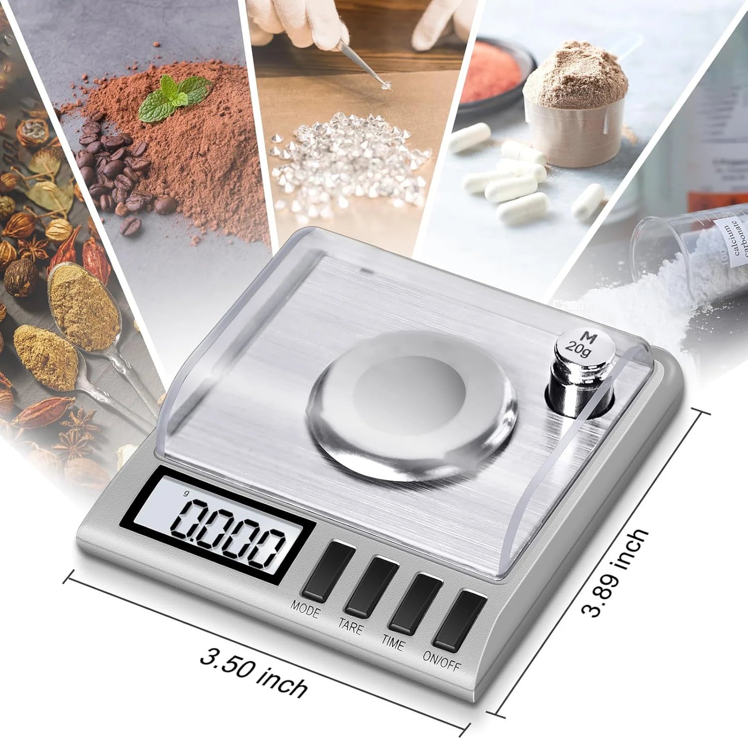 Cyfrowa waga miligramowa 50g/0.001g - precyzyjna waga do biżuterii i elaboracji