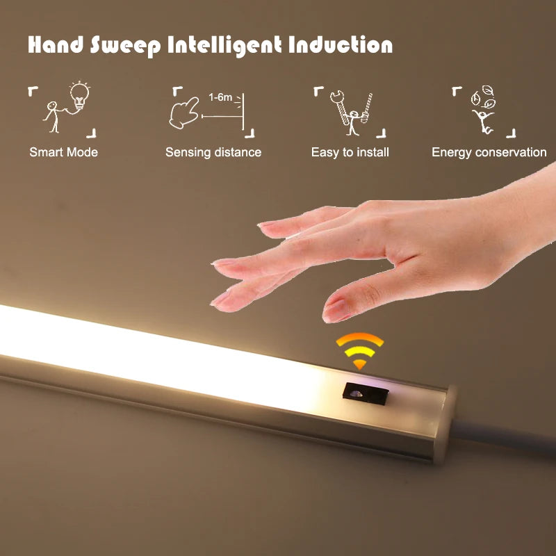 PARKSON LED Under Cabinet Lights - Motion Sensor Kitchen Lighting