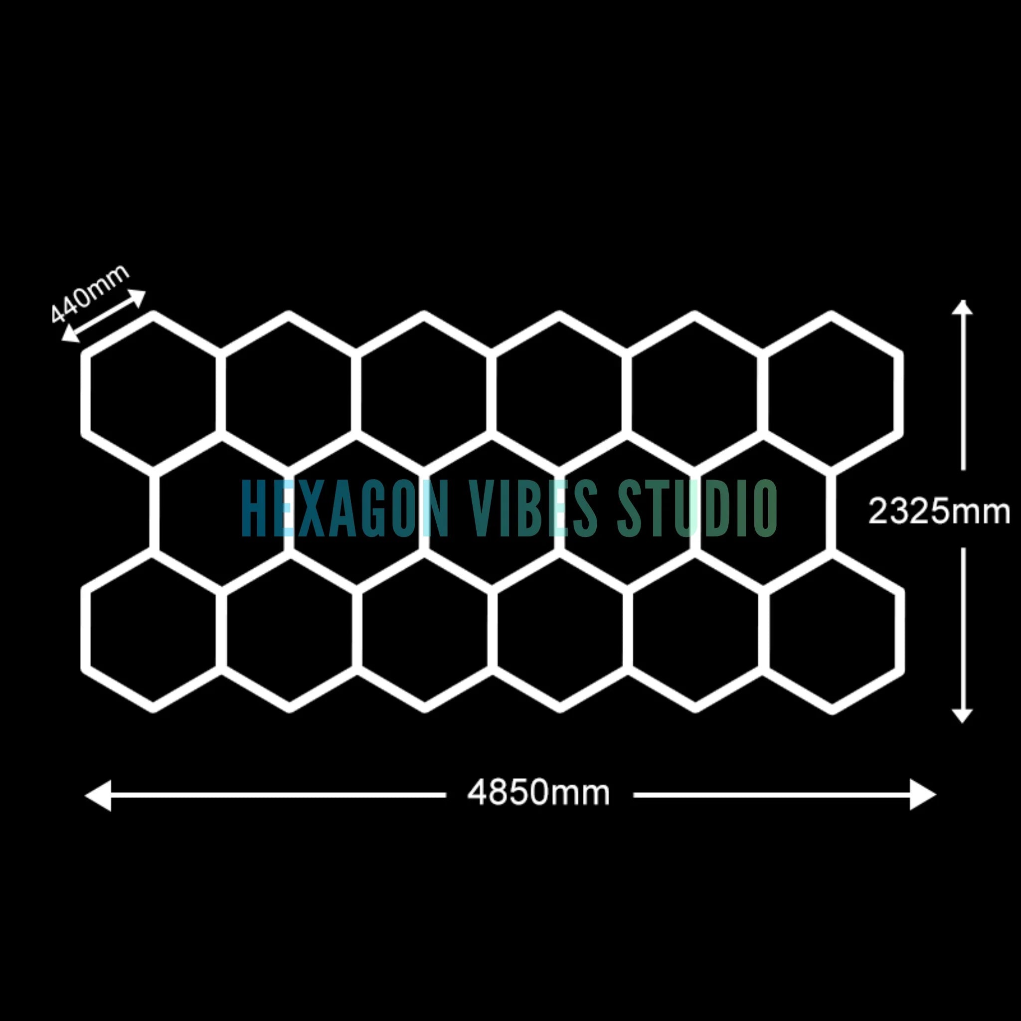 Sześciokątne lampy led do garażu 50000h 6500k ultra jasne