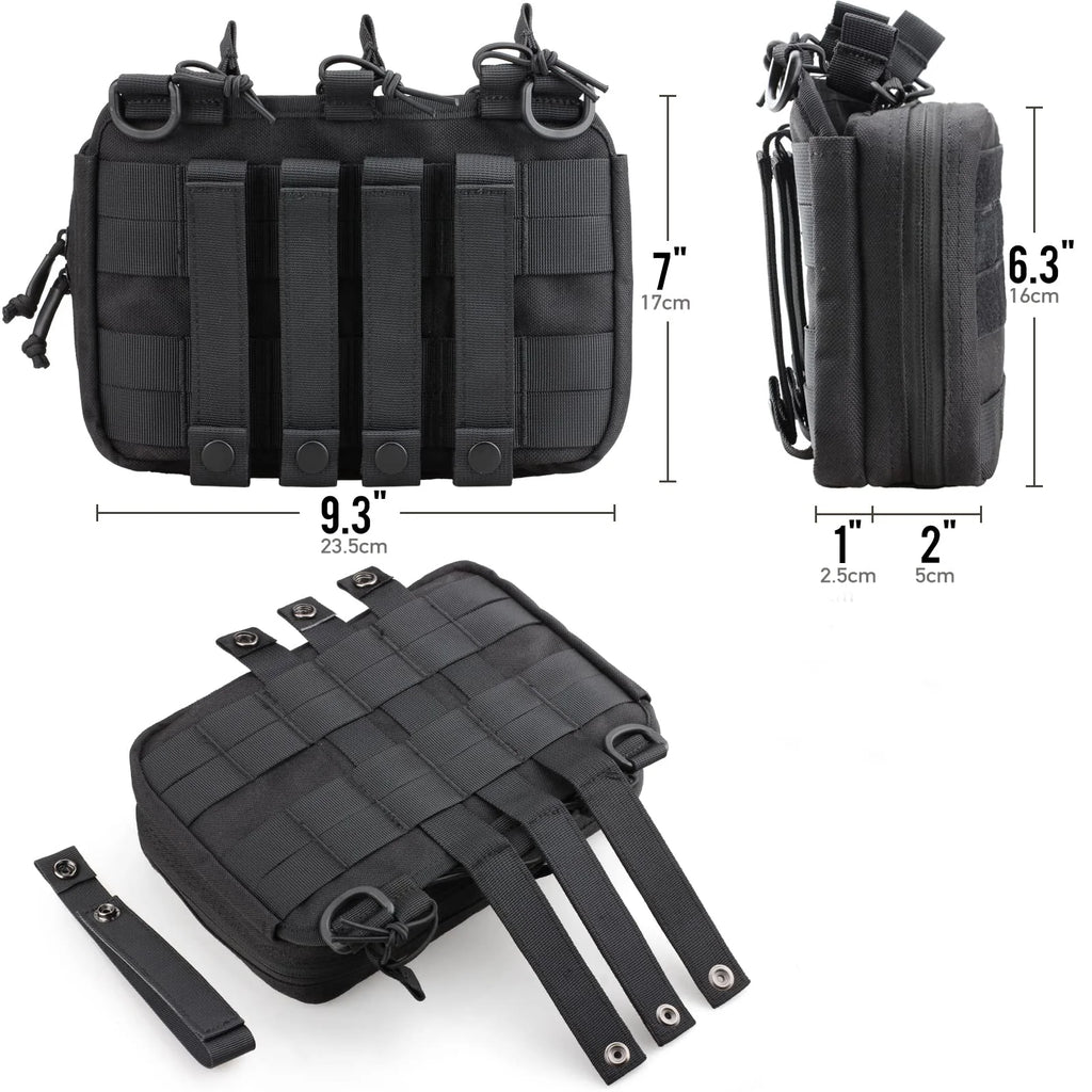 Taktyczna ładownica molle - organizer na magazynki m4/m16 i zestaw medyczny