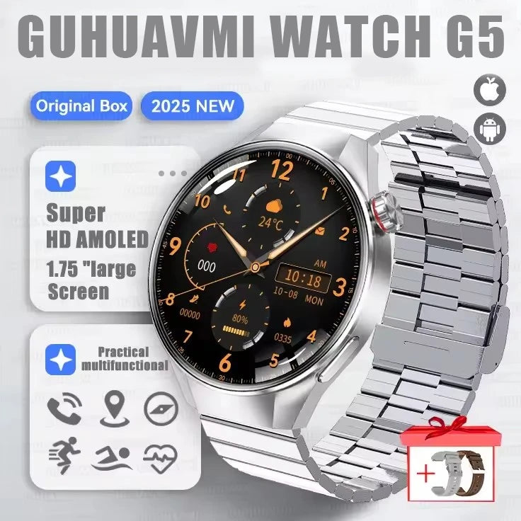 Smartwatch g5 plus | 1.75" hd amoled, gps i monitor aktywności