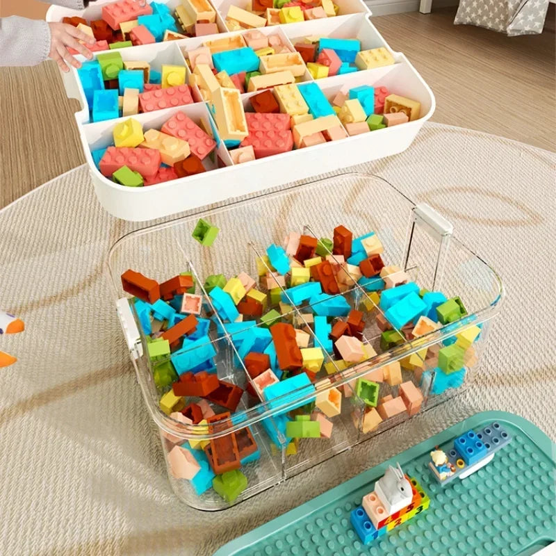 Pojemnik na klocki lego | organizer zabawek dla dzieci | sortowanie części