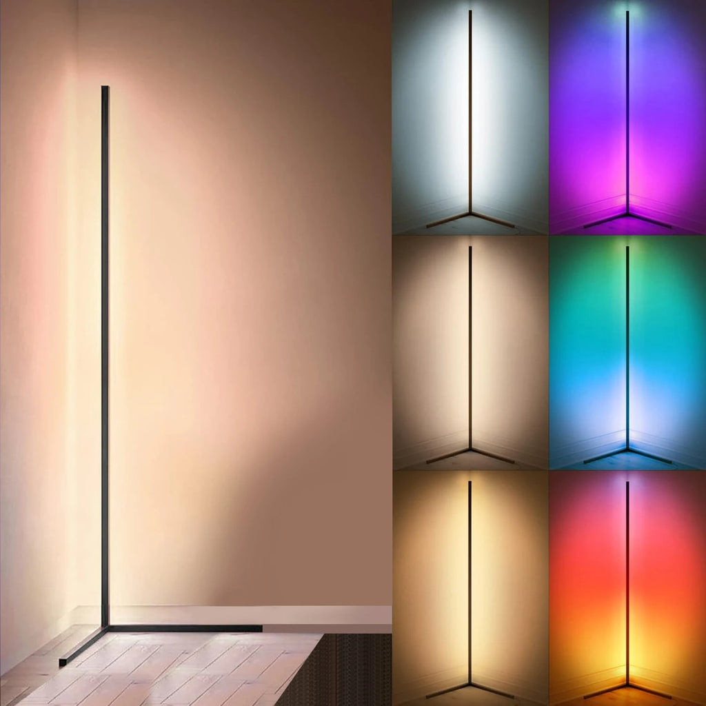 Inteligentna lampa podłogowa narożna rgb vabena – synchronizacja muzyki i sterowanie aplikacją