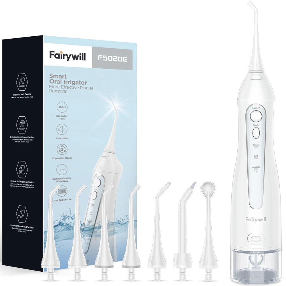 Fairywill irygator do zębów | nić wodna 300ml