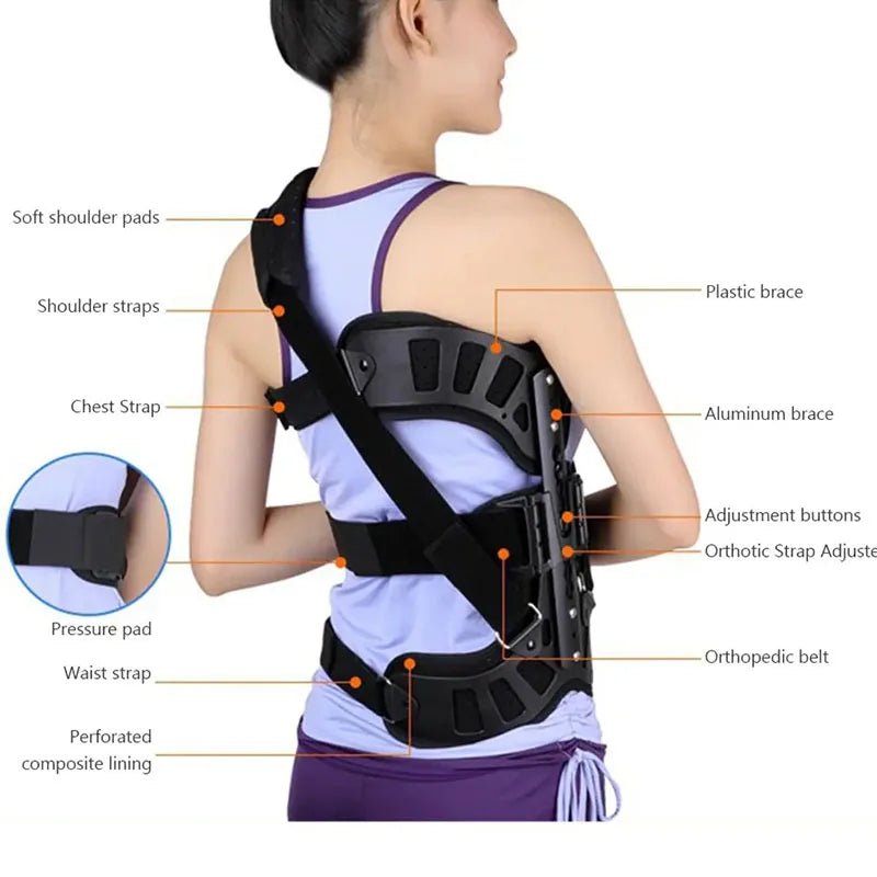 FODRK Posture Corrector & Back Straightener | Spinal Brace for Optimal Support