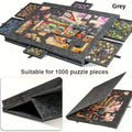 Biurko do układania puzzli 6 w 1 z funkcją pochylenia i 6 szufladami – mieści 1000 elementów