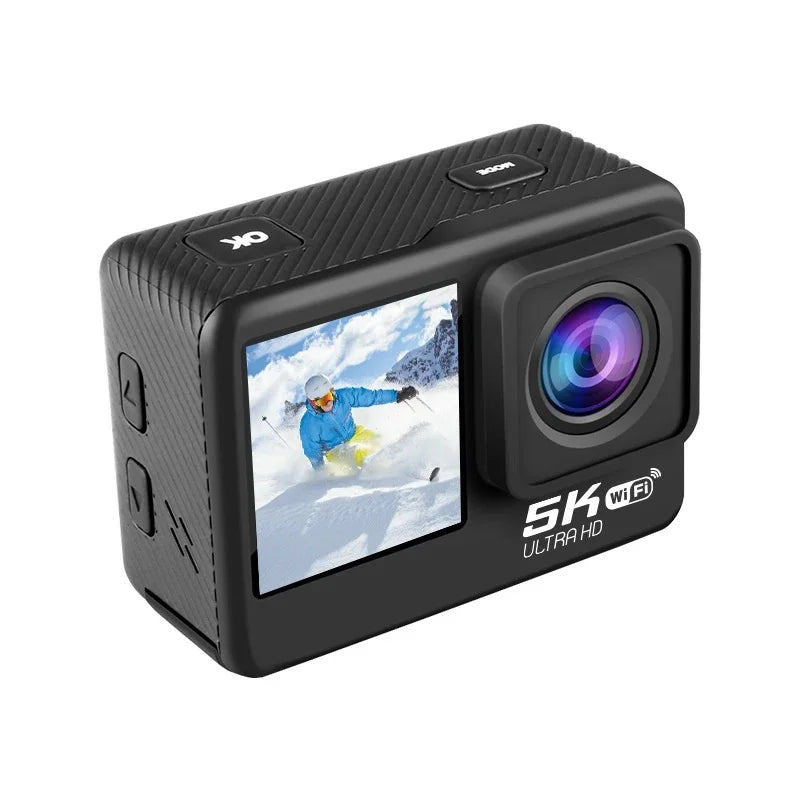 Kamera sportowa sony imx576 5k 4k60fps wodoodporna 48mp z wi-fi