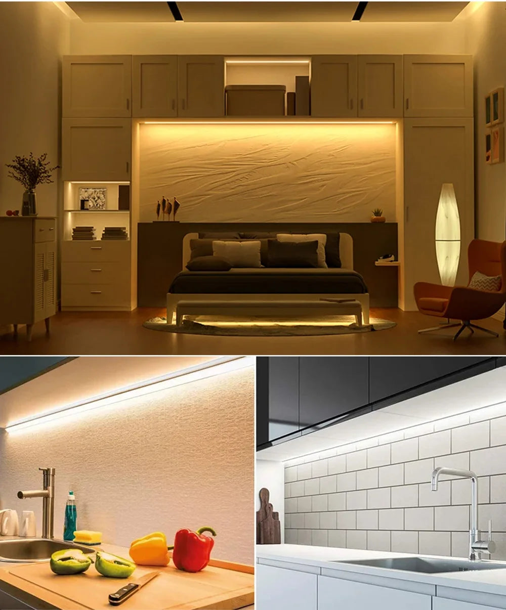 CENFAYA Tuya Zigbee COB CCT Smart LED Strip 2m | Dimmable Accent Lighting