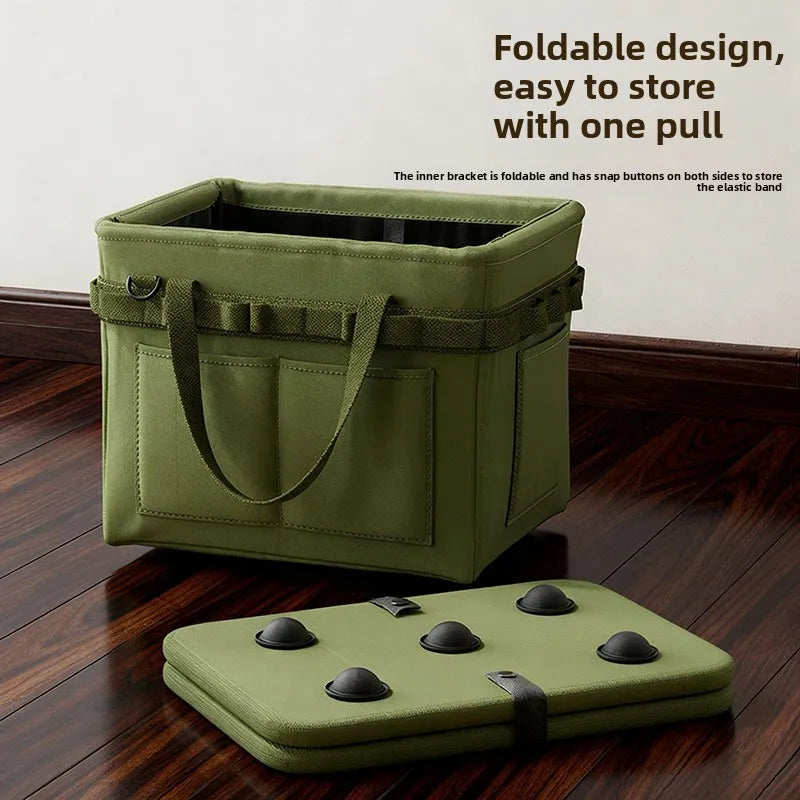 Heavy-Duty Foldable Tool Bag - Large Oxford Fabric Organizer