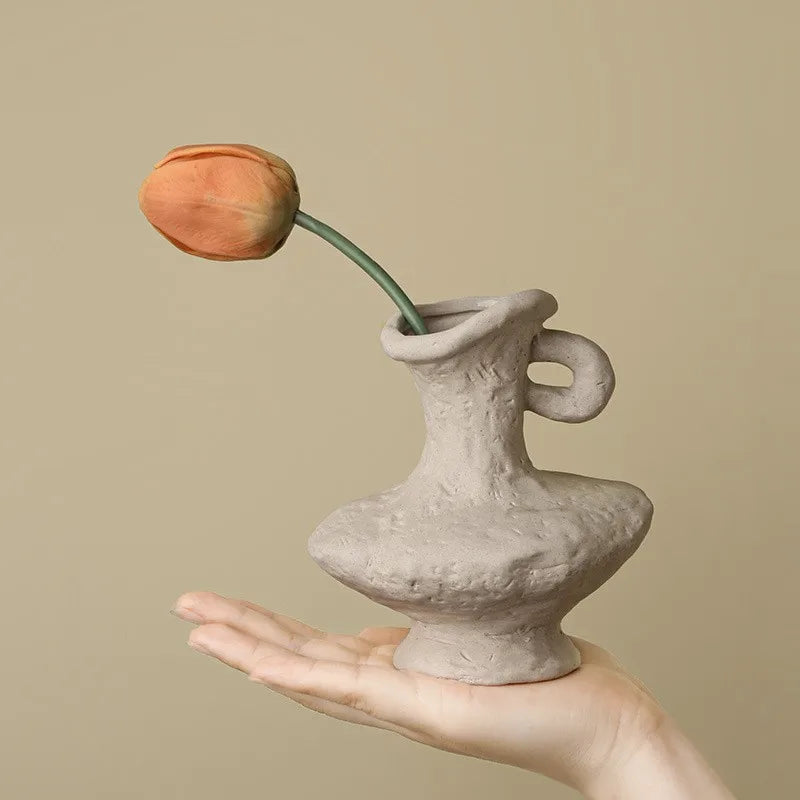 Vabena Nordic Ceramic Hydroponic Vase | Table & Bathroom Decor
