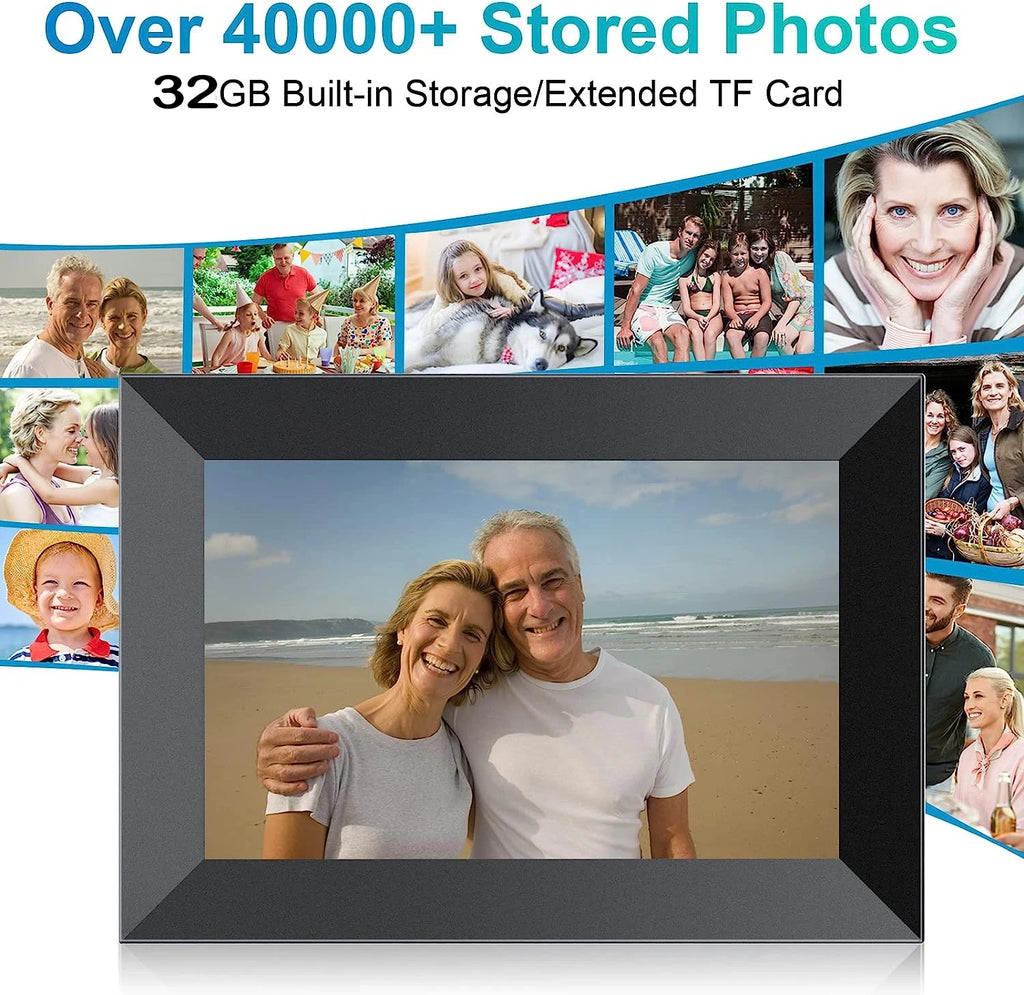Frameo 10.1" Smart WiFi Digital Photo Frame | Touch IPS HD Display