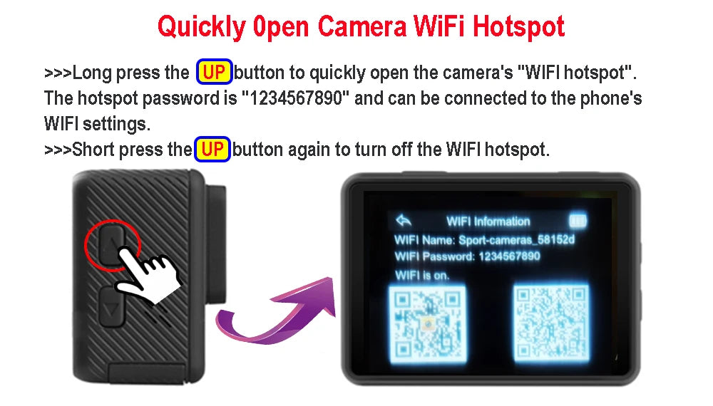 Kamera sportowa sony imx576 5k 4k60fps wodoodporna 48mp z wi-fi