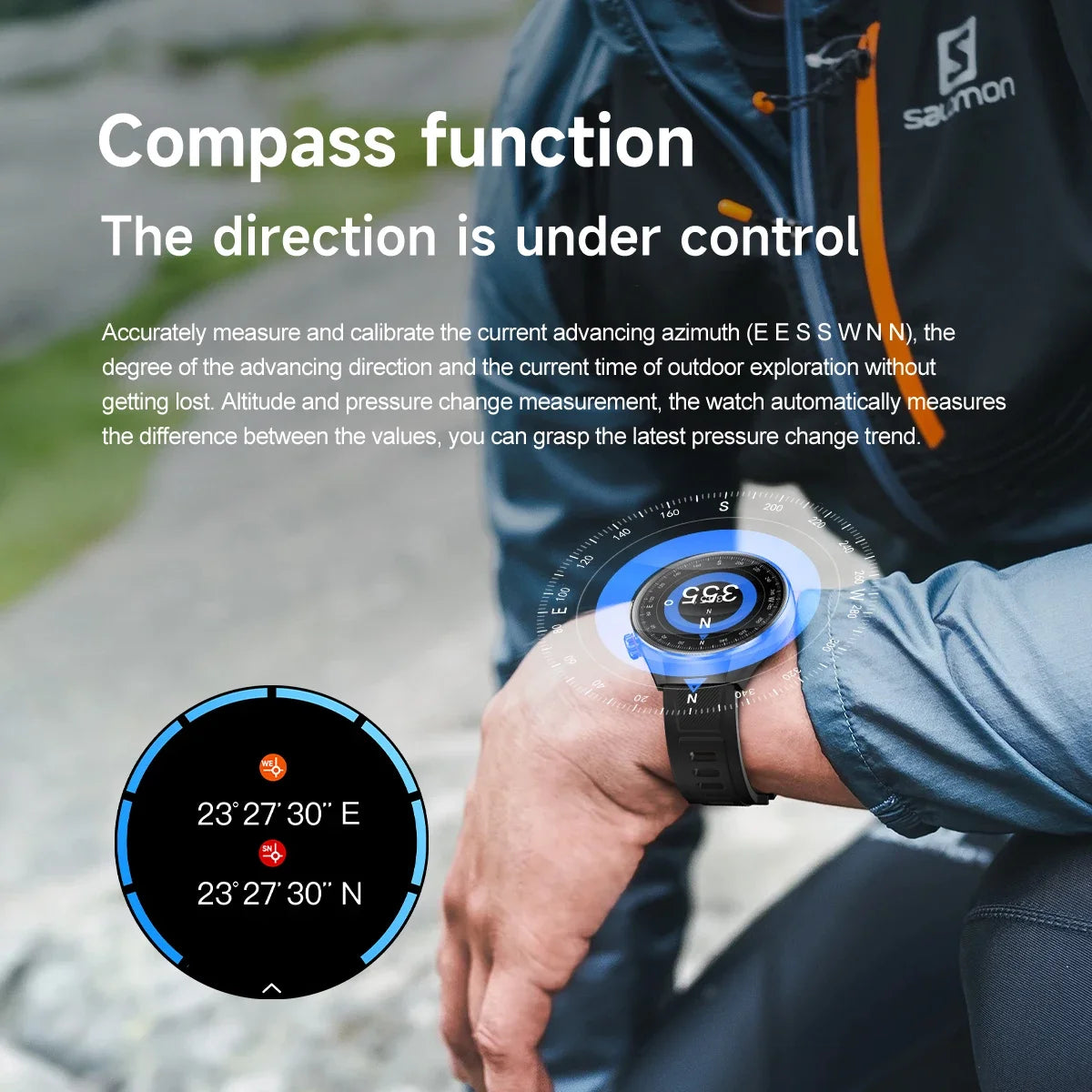 Smartwatch g5 plus | 1.75" hd amoled, gps i monitor aktywności