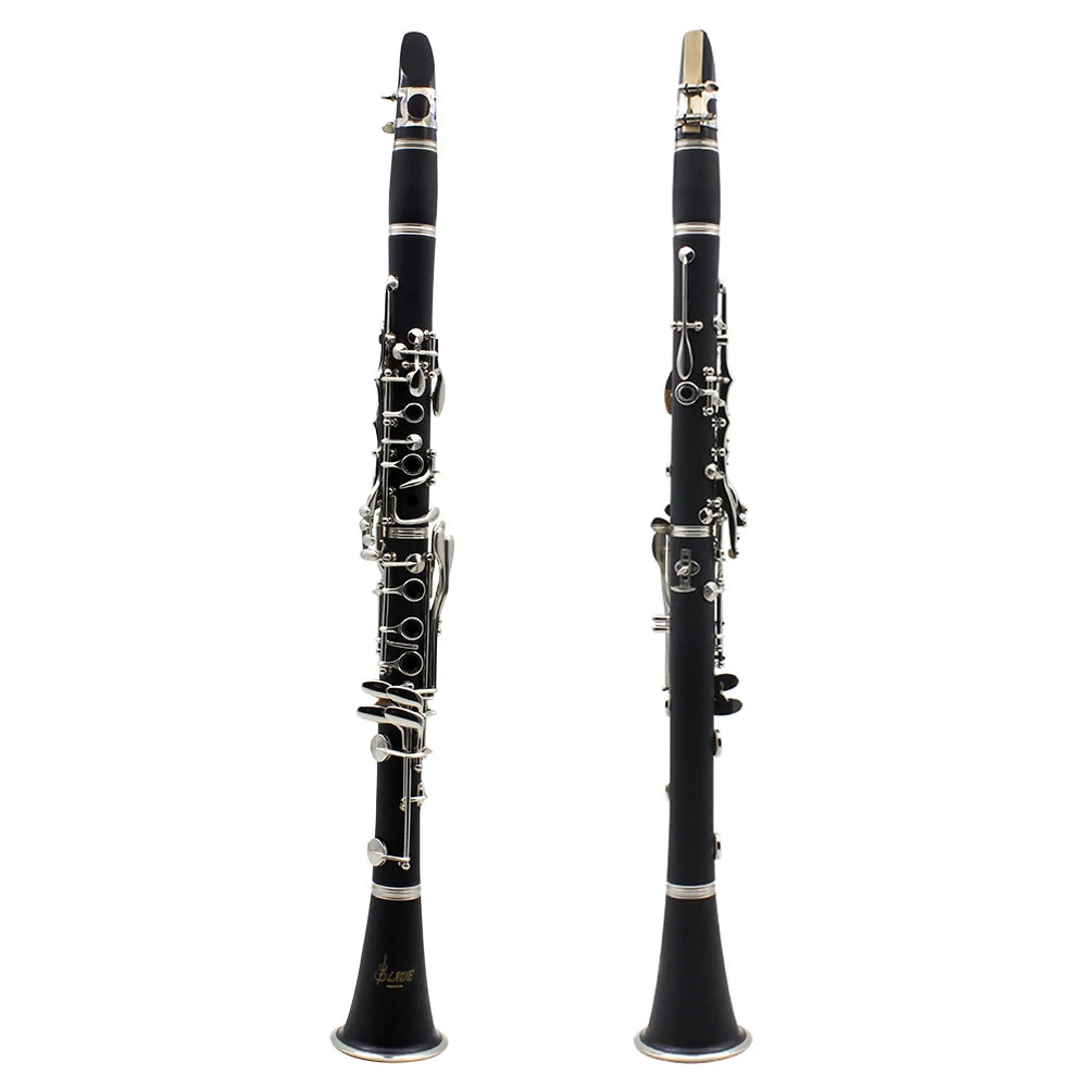 Klarnet slade bb 17 klawiszy bakelitowy profesjonalny instrument dęty drewniany
