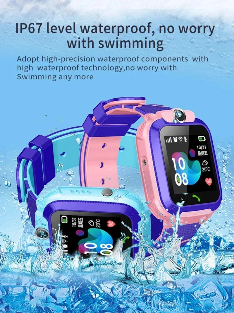 Lenovo 2026 smartwatch dziecięcy 5g – gps, sos, połączenia, kamera, wodoodporny