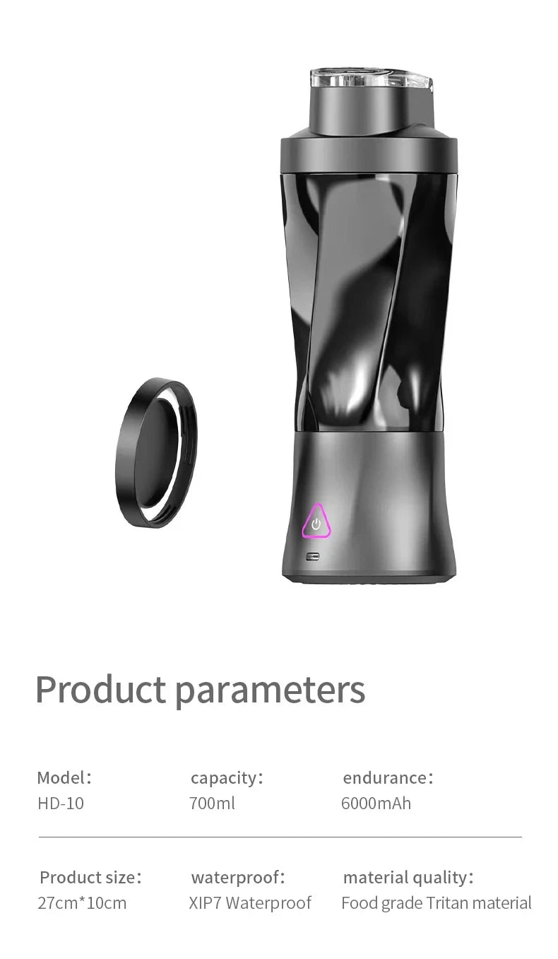 Przenośny blender i wyciskarka usb – 700 ml