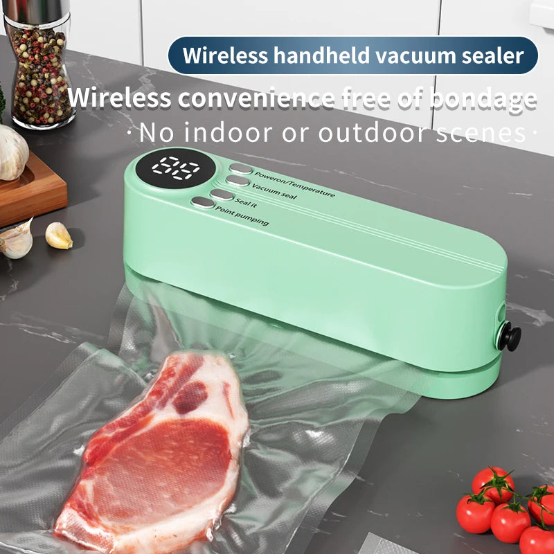Mini Wireless Automatic Vacuum Sealer for Food Preservation | Freshness Keeper