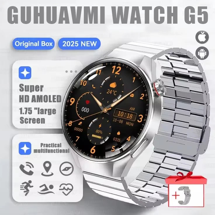 Smartwatch g5 plus | 1.75" hd amoled, gps i monitor aktywności
