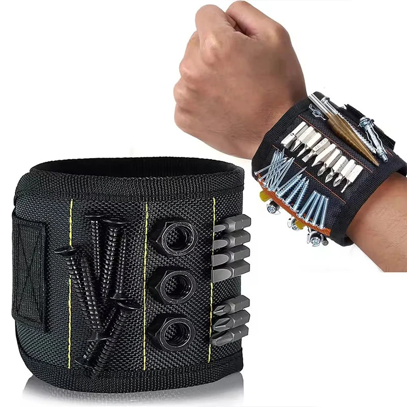 Magnetic Wristband Tool Holder - DIY Screws Nails Bits