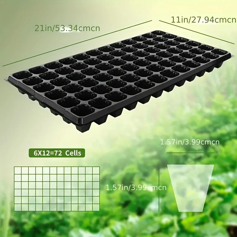 Nursery Seed Starter Tray - Greenhouse & Garden Plant Germination