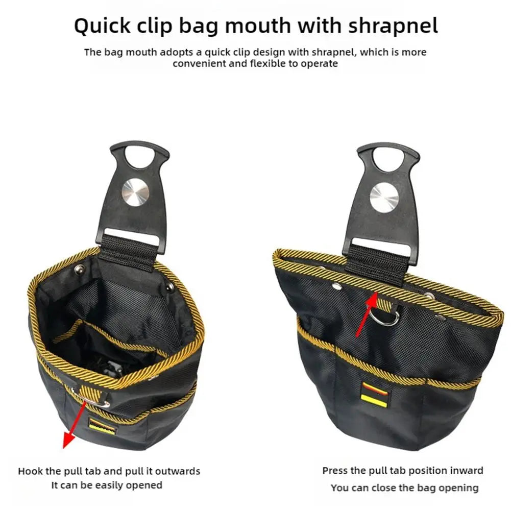 Vabena Oxford Cloth Rotatable Tool Waist Bag | Electrician Woodworking Organizer