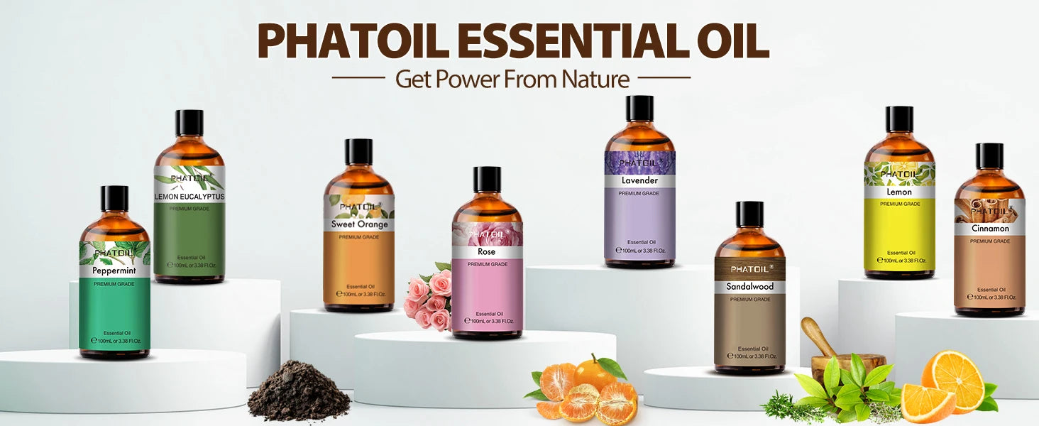 Phatoil premium mieszanka olejków eterycznych - drzewo sandałowe, lawenda, eukaliptus, mięta pieprzowa