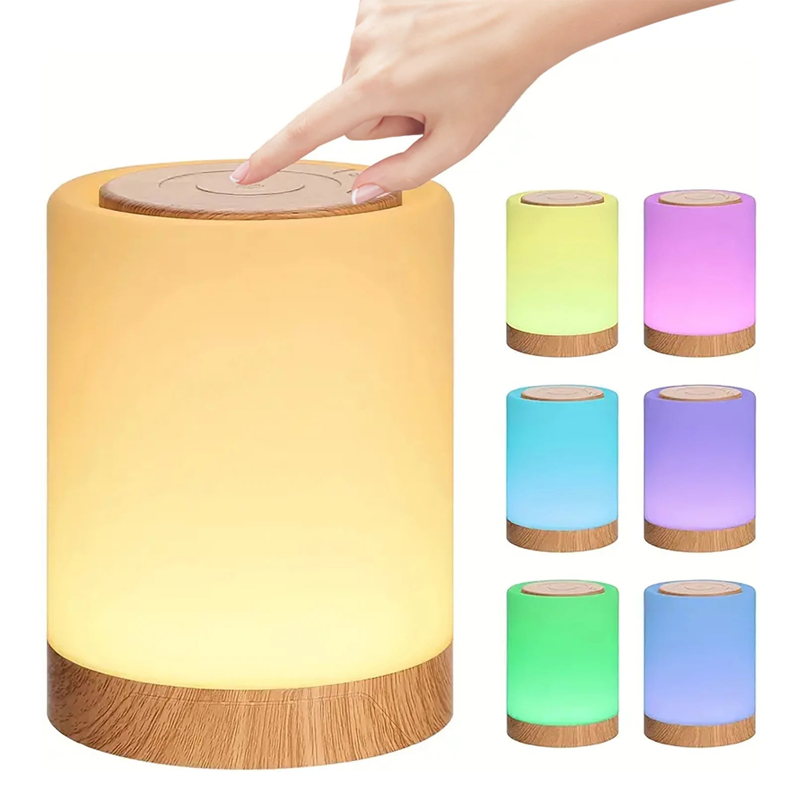 Shenzhitech przenośna inteligentna lampa nastrojowa rgb – sterowanie dotykowe