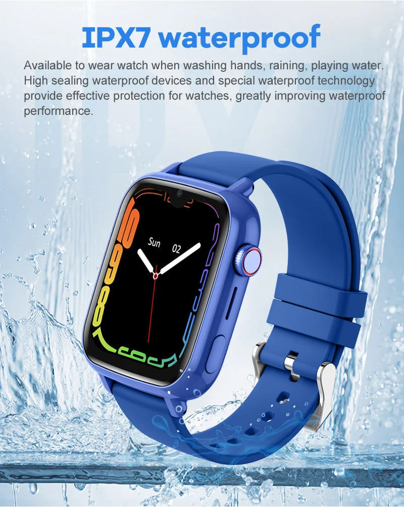 Dziecięcy smartwatch 4g z gps, wideorozmowami i sos | telefon zegarek dla dzieci