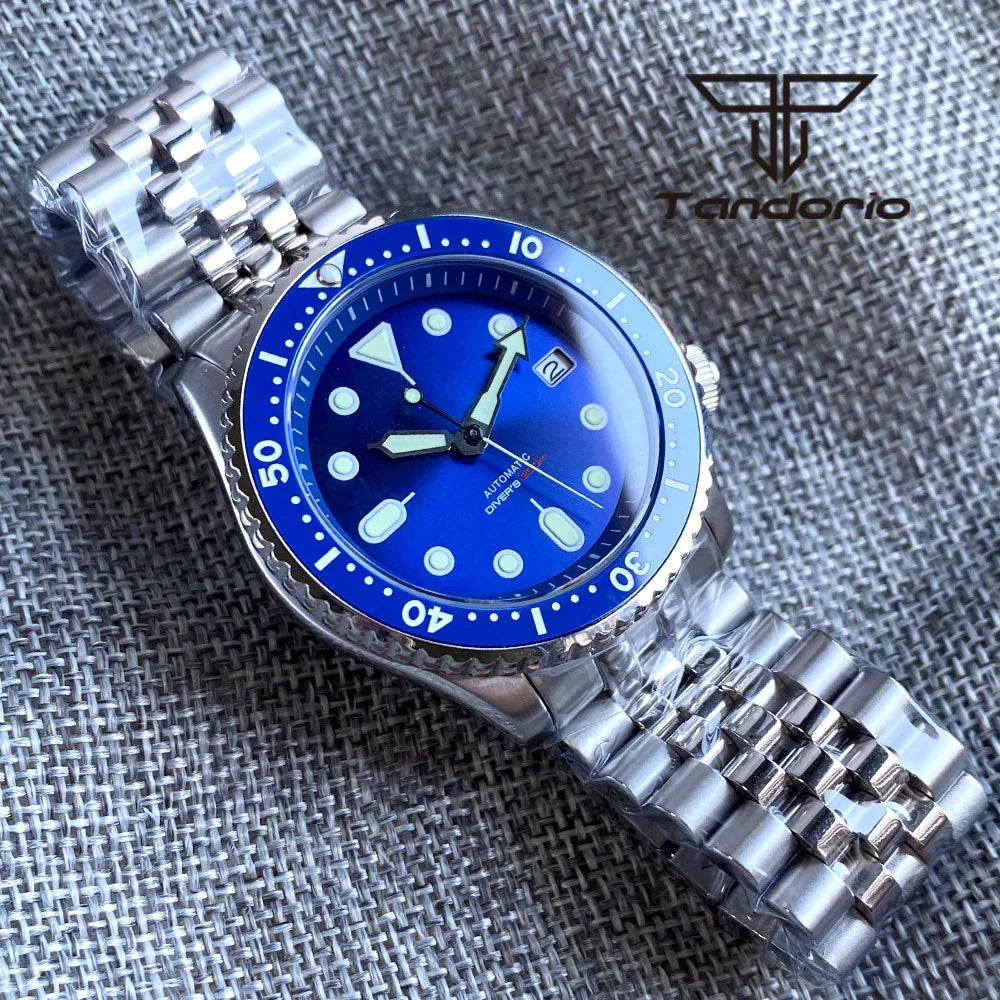 Zegarek automatyczny tandorio skx007 nh35 do nurkowania | solidny i stylowy