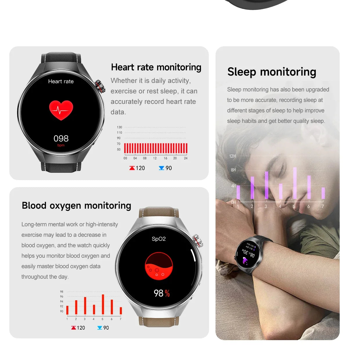 Smartwatch g5 plus | 1.75" hd amoled, gps i monitor aktywności