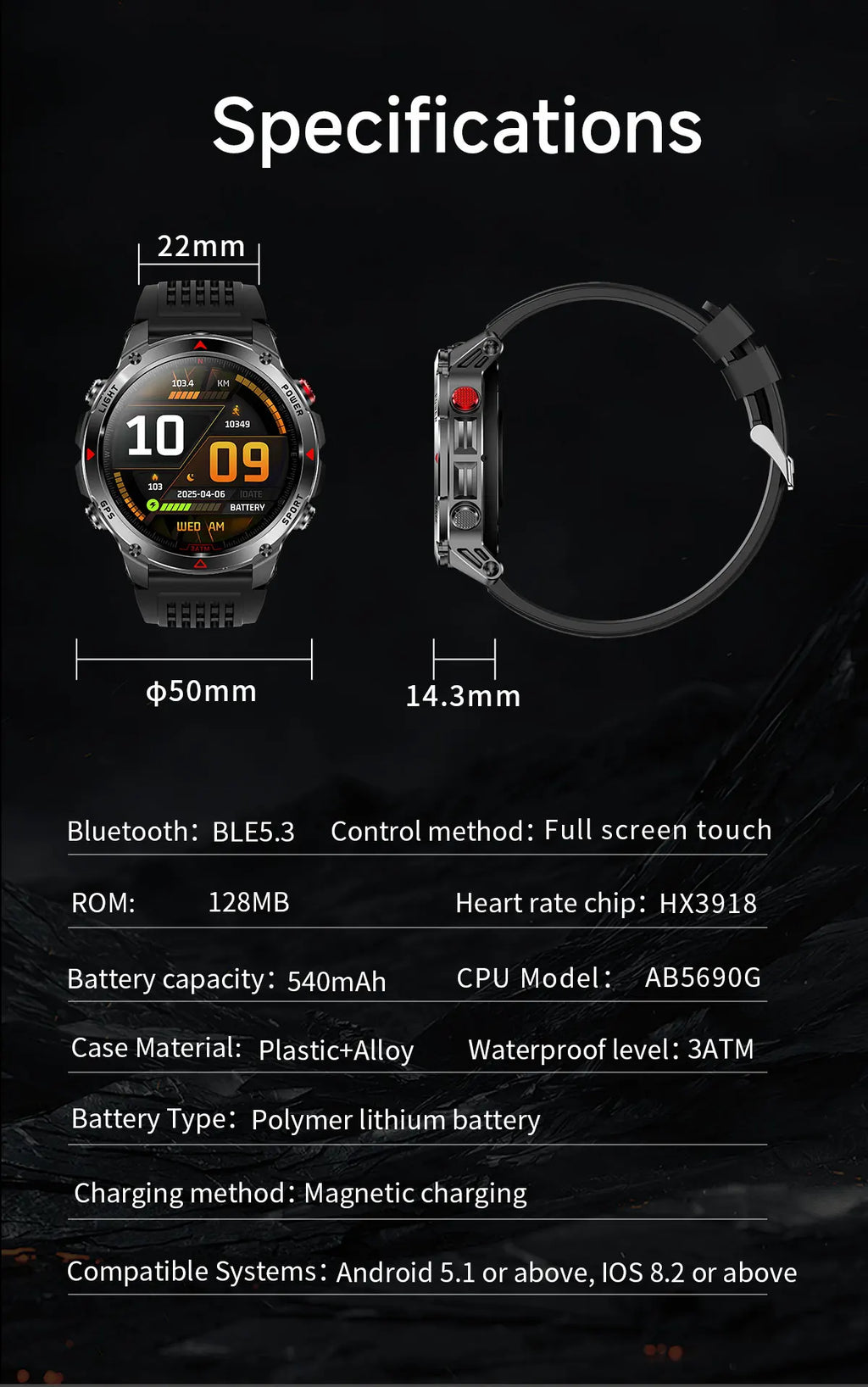 Zegarek vabena 2025 gps z mapami | nawigacja i fitness dla kobiet i mężczyzn