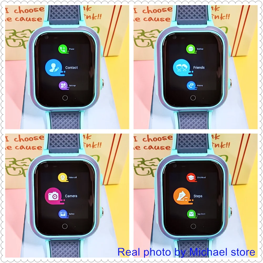 Lt21 smartwatch dla dzieci 4g – gps, rozmowy wideo, sos, wodoodporność ip67