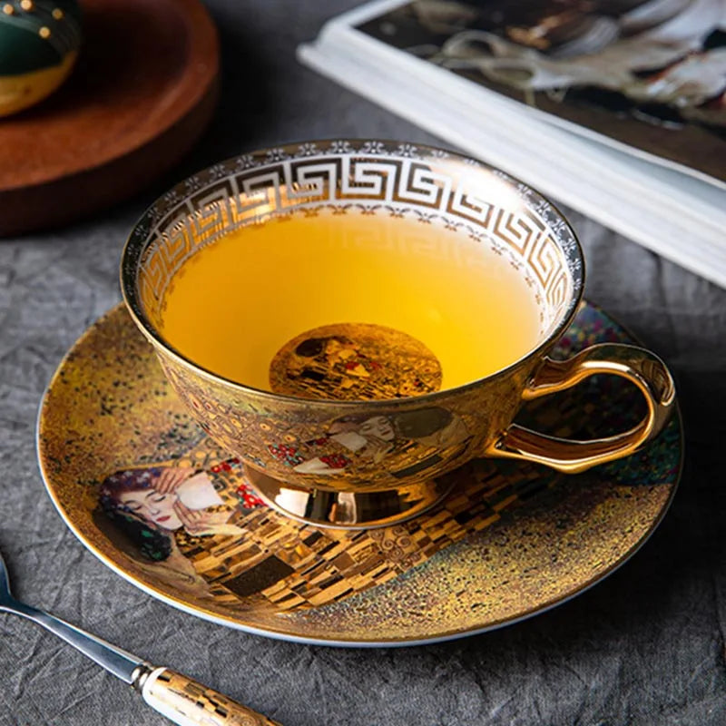 Vabena Luxury European Bone China Coffee & Tea Set - Elegant Tableware