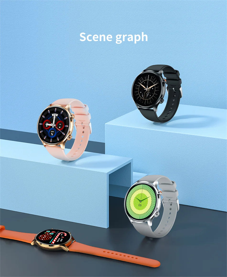 Vabena 2026 smartwatch dla kobiet i mężczyzn | amoled, gps, ip68