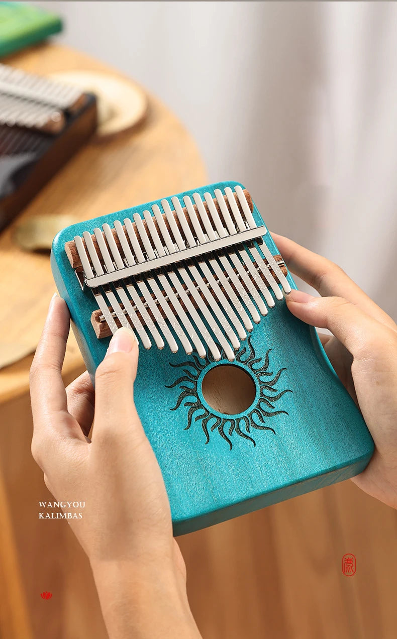 Hluru 17 21 klawiszy kalimba pianino palcowe – instrument muzyczny dla początkujących
