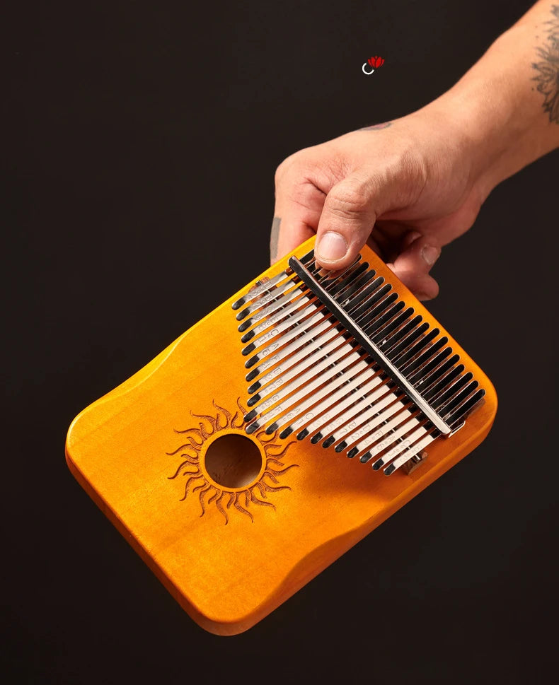 Hluru 17 21 klawiszy kalimba pianino palcowe – instrument muzyczny dla początkujących