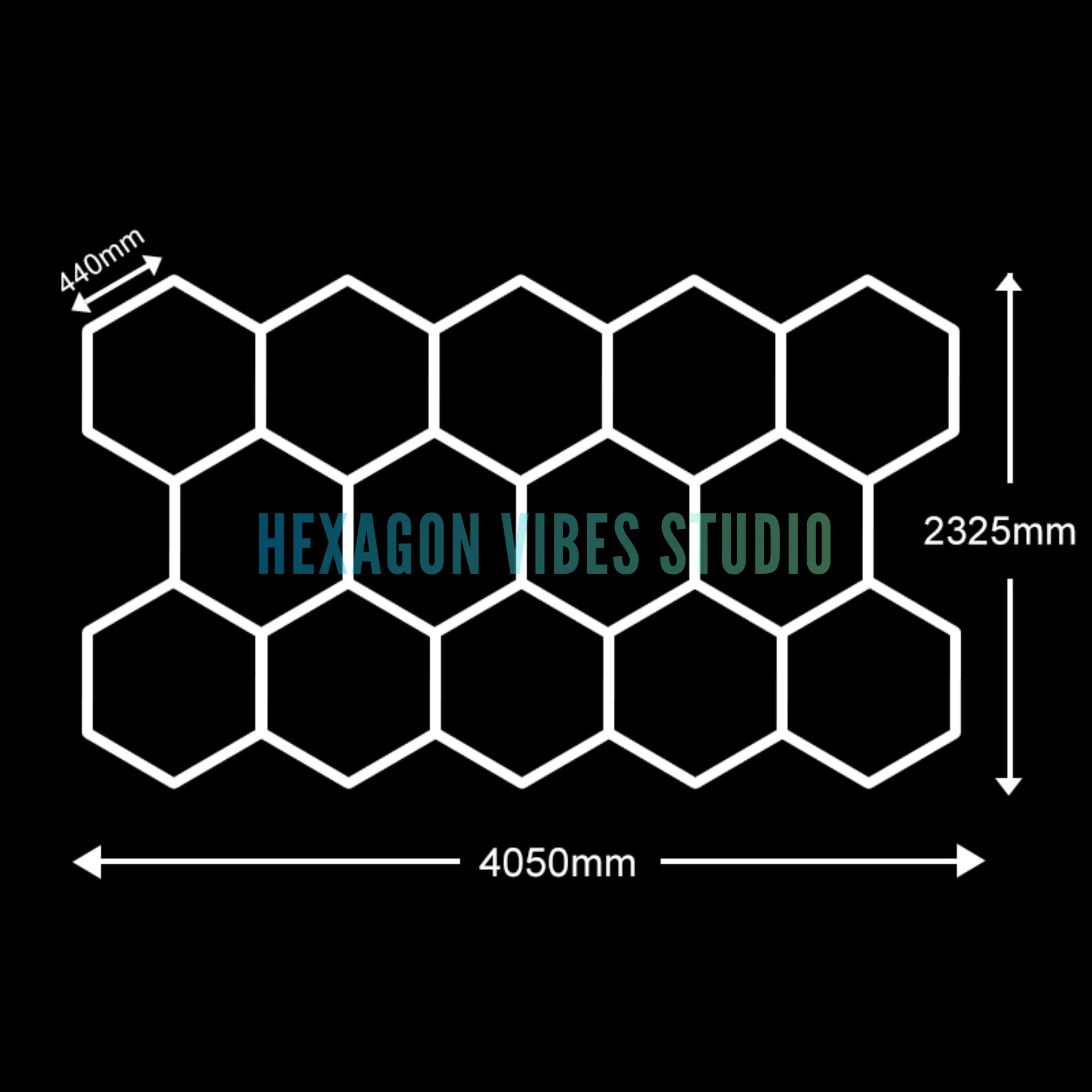 Sześciokątne lampy led do garażu 50000h 6500k ultra jasne