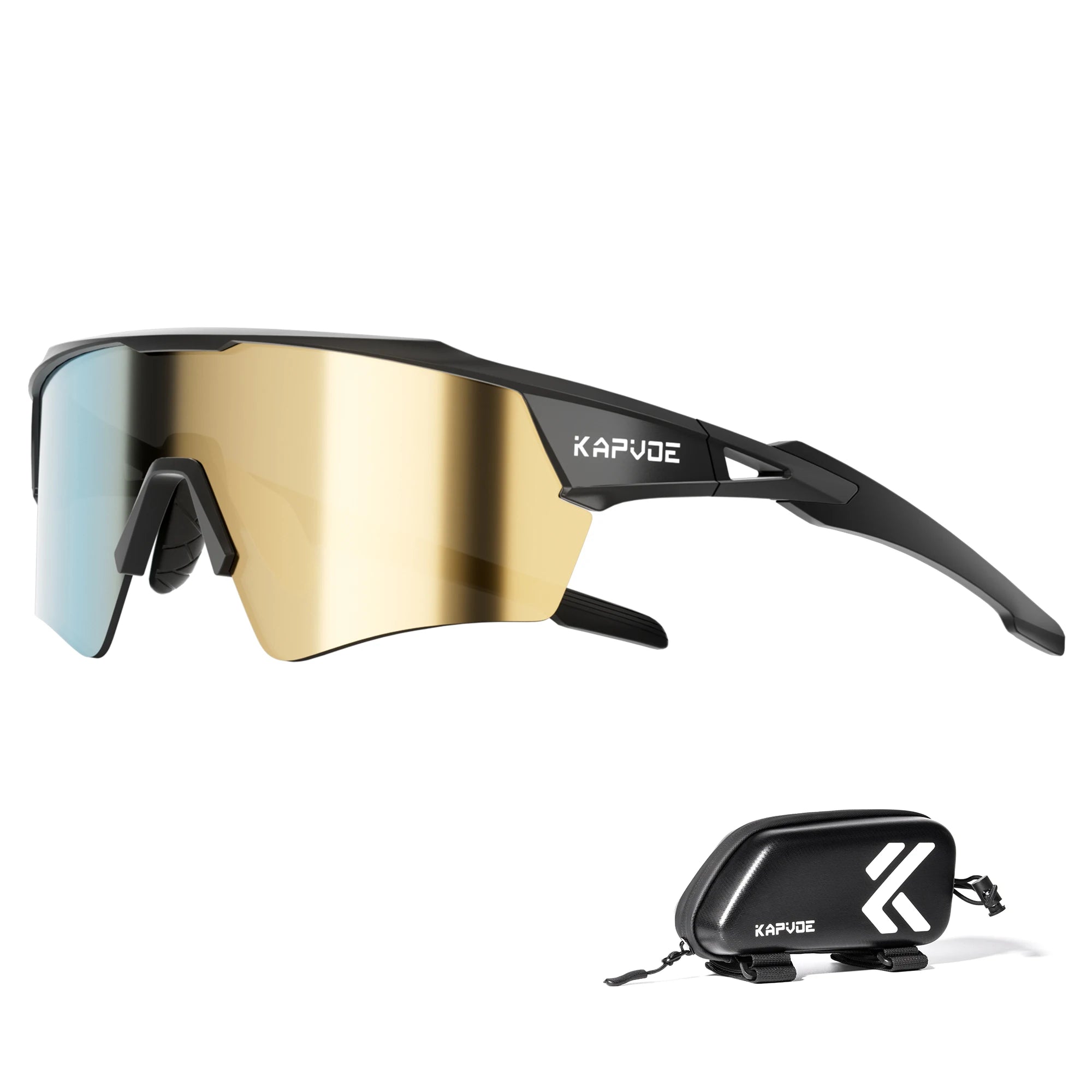 Okulary rowerowe kapvoe fotochromowe mtb uv400 do biegów i sportów na świeżym powietrzu