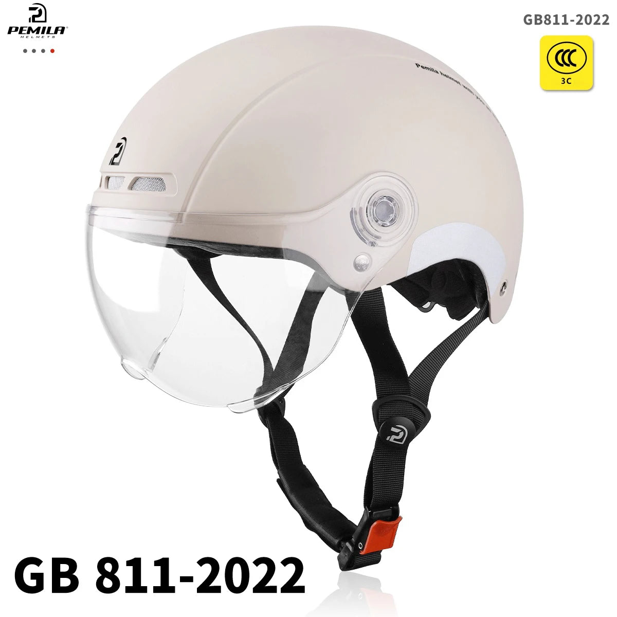 Kask rowerowy pemila z goglami, ochroną uszu i odblaskami - dla dorosłych mtb szosa e-bike
